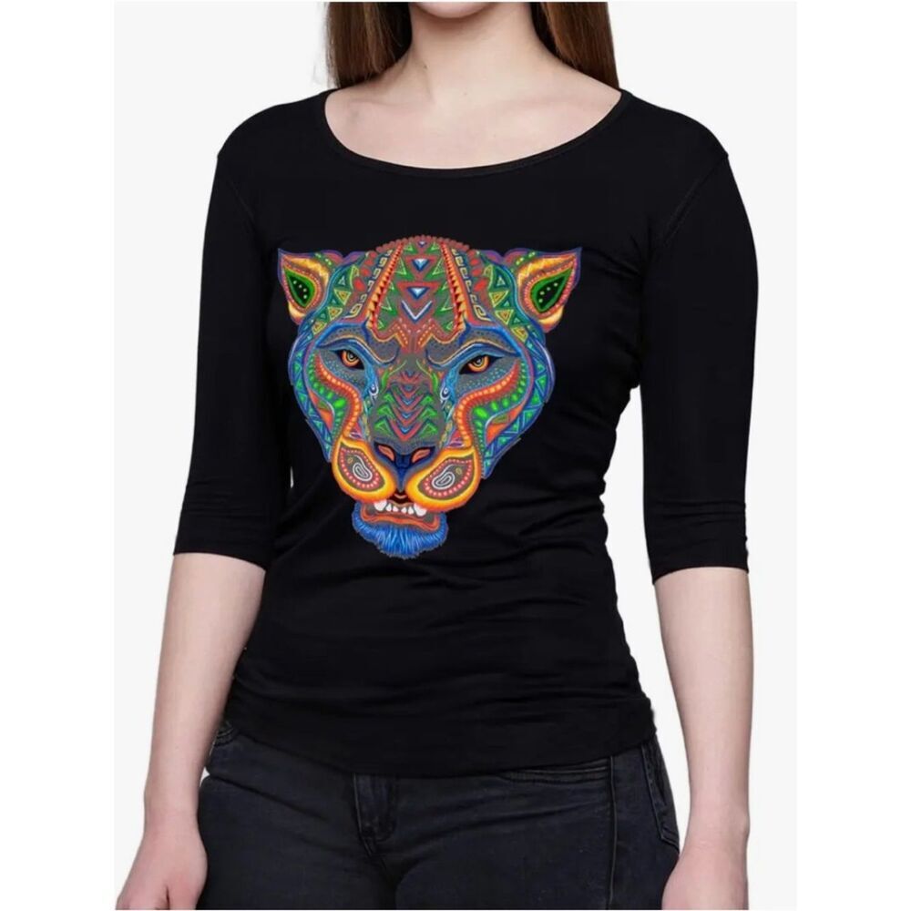 Women's T-shirt Blouse Ay Güey Blouse God Jaguar